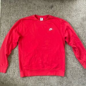 Nike Red Crewneck